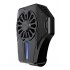 Mobile Phone Radiator Cold Wind Handle Fan DL01 for PUGB Phone Cooler Cellphone Cooling Fan Case black