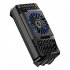 Mobile Phone Radiator Cooling Fan Handle Bracket Game Radiator black