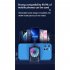 Mobile Phone Radiator Semiconductor Cooling Fan Clip Peripheral Rechargeable 3 speed Adjustable Cooler With Rgb Light black