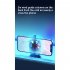 Mobile Phone Radiator Semiconductor Cooling Fan Clip Peripheral Rechargeable 3 speed Adjustable Cooler With Rgb Light black