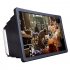 Mobile Phone Screen Magnifier Expander 3D Screen Amplifier For Film Display Screen black