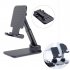 Mobile Phone Stand Folding Bracket for Mobile Phone Tablet PC black