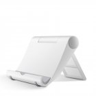 Mobile Phone Tablet Stand Holder Support Portable Adjust Universal Plastic Stand   White