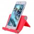 Mobile Phone Tablet Stand Holder Support Portable Adjust Universal Plastic Stand   Red