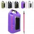 Mobile Phone Waterproof Bag 2L  5L Cross Body Bag With Detachable Adjustable Shoulder Straps IPX6 Swimming Waterproof Bag For Outdoor Kayaking Boating Green 5L