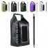 Mobile Phone Waterproof Bag 2L  5L Cross Body Bag With Detachable Adjustable Shoulder Straps IPX6 Swimming Waterproof Bag For Outdoor Kayaking Boating Green 5L