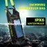 Mobile Phone Waterproof Bag 2L  5L Cross Body Bag With Detachable Adjustable Shoulder Straps IPX6 Swimming Waterproof Bag For Outdoor Kayaking Boating Green 5L