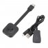 Mobile Phone Wifi Hd Hdmi Projector Wireless Mirroring Screen Display Adapter black