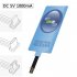 Mobile Phone Wireless Charging Receiver Patch Type Charger Compatible For Iphone Android Type c blue Compatible for TYPEC