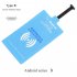Mobile Phone Wireless Charging Receiver Patch Type Charger Compatible For Iphone Android Type c blue Compatible for TYPEC