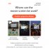 Mobile Portable Projector Screen 60 150 Inch High density 4k Hd Simple Video Projector Curtain For Home Outdoor 100 inches 16 9  221x125CM 