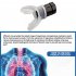 Mobile Pulmonary Function Rehabilitation Device Lung Breathing Exercise Device Breathing Trainer Natural Breathing Exerciser Trainer For Grown ups  Black
