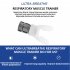 Mobile Pulmonary Function Rehabilitation Device Lung Breathing Exercise Device Breathing Trainer Natural Breathing Exerciser Trainer For Grown ups  Black