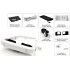 Mobile Theater Video Glasses with 84 Inch Virtual Screen Size and also has a Rechargeable battery