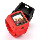 Mobile phone watch with a rubber Snap on bracelet featuring an impressive built in 1 3 Megapixel camera as well as a touch screen