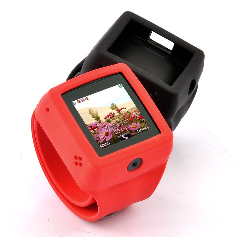 Mobile Phone Watch w/ Change Straps - Snap-On
