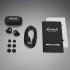 Mode II Wireless Earbuds Headphones 25 Hours Playtime Ear Buds With Mic Charging Case For Computer Phone Gaming black