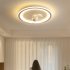 Modern Ceiling Fans With Lights And Remote Flush Mount 6 Speed Reversible Low Profile Ceiling Fan Light Fixture For Bedroom Living Room Kitchen 110V 220V 110V