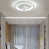 Modern Ceiling Fans With Lights And Remote Flush Mount 6 Speed Reversible Low Profile Ceiling Fan Light Fixture For Bedroom Living Room Kitchen 110V 220V 110V