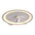 Modern Ceiling Fans With Lights And Remote Flush Mount 6 Speed Reversible Low Profile Ceiling Fan Light Fixture For Bedroom Living Room Kitchen 110V 220V 110V
