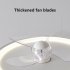 Modern Ceiling Fans With Lights And Remote Flush Mount 6 Speed Reversible Low Profile Ceiling Fan Light Fixture For Bedroom Living Room Kitchen 110V 220V 110V