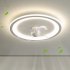 Modern Ceiling Fans With Lights And Remote Flush Mount 6 Speed Reversible Low Profile Ceiling Fan Light Fixture For Bedroom Living Room Kitchen 110V 220V 110V