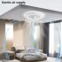 Modern Ceiling Fans With Lights And Remote Flush Mount 6 Speed Reversible Low Profile Ceiling Fan Light Fixture For Bedroom Living Room Kitchen 110V 220V 110V