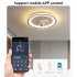 Modern Ceiling Fans With Lights And Remote Flush Mount 6 Speed Reversible Low Profile Ceiling Fan Light Fixture For Bedroom Living Room Kitchen 110V 220V 110V