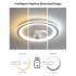 Modern Ceiling Fans With Lights And Remote Flush Mount 6 Speed Reversible Low Profile Ceiling Fan Light Fixture For Bedroom Living Room Kitchen 110V 220V 110V