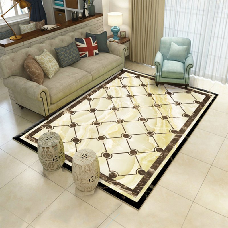 Modern Home Floor Mat Carpet for Living Room Bedroom Teatable Decoration Accessories 65_100 * 150 cm