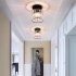 Modern K9 Crystal Ceiling Lights Dimmable Chandelier 110V 220V E27 Bulbs Mini Ceiling Lamp Hallway Stairs Bedroom Lustre Dining Room Fixtures Home Decor Model A