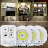 Modern LED Night Light  Battery Powered COB Work Light  Remote For 2 Level Brightness And Time Control  Under Cabinet Lighting Wireless  Bedroom Feeding Light C