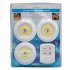Modern LED Night Light  Battery Powered COB Work Light  Remote For 2 Level Brightness And Time Control  Under Cabinet Lighting Wireless  Bedroom Feeding Light C