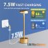 Modern LED Rechargeable Table Lamp With Touch Sensor 3 Levels Brightness 4000mAh Battery USB C Charging Port Portable Bedside Lamp gold