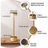 Modern LED Rechargeable Table Lamp With Touch Sensor 3 Levels Brightness 4000mAh Battery USB C Charging Port Portable Bedside Lamp gold
