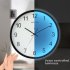 Modern Metal Simple Style Moon Background Digital Wall  Clock Voice Control Induction Silent Movement Multipurpose Night Light Clock Rose gold
