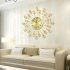 Modern Mute Wall Clock  Decorative Crystal 3D Large Silent Clocks  Diameter 54cm 21   Perfect for Housewarming Gift Golden