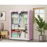 Modern Oxford Cloth Wardrobe Dustproof Storage Cabinet Folding Closet Bedroom Furniture 95 45 165cm