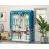 Modern Oxford Cloth Wardrobe Dustproof Storage Cabinet Folding Closet Bedroom Furniture 95 45 165cm