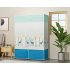 Modern Oxford Cloth Wardrobe Dustproof Storage Cabinet Folding Closet Bedroom Furniture 95 45 165cm