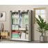 Modern Oxford Cloth Wardrobe Dustproof Storage Cabinet Folding Closet Bedroom Furniture 95 45 165cm