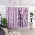 Modern Printing Shading Curtains for Living Room Bedroom Kitchen Window Decor Purple lantern bubble white silk shading curtain 1m wide x 2 5m high punch