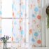 Modern Printing Tulle Window Curtain Drape Provide Interior Privacy for Home Bedroom Living Room Orange circle paper print 1   2 meters high