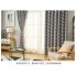 Modern Simple Window Curtain Ellipse Printing Shading for Living Room Bedroom  blue 140cm 240cm