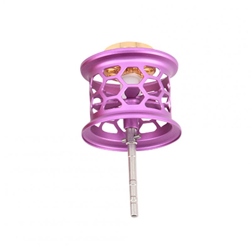 Modified Fishing Reel Spool Rhombus Hole Super Lightweight Lure Accessories Fishing Reel Spool purple