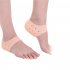 Moisturizing Silicone Heel Protective Socks with Breathable Holes Anti shock Foot Protectors Cracked Foot Skin Care Soft  black Free size