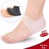 Moisturizing Silicone Heel Protective Socks with Breathable Holes Anti shock Foot Protectors Cracked Foot Skin Care Soft  black Free size