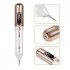 Mole Removal Pen  9 Levels Portable Household Black Dot Dark Mole Point Pen Skin Care Beauty Device With Light champagne gold