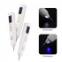 Mole Removal Pen Blue White Double 9 Level Freckle Black Dot Tattoo Remover For Face Body Skin Care Tool Silver