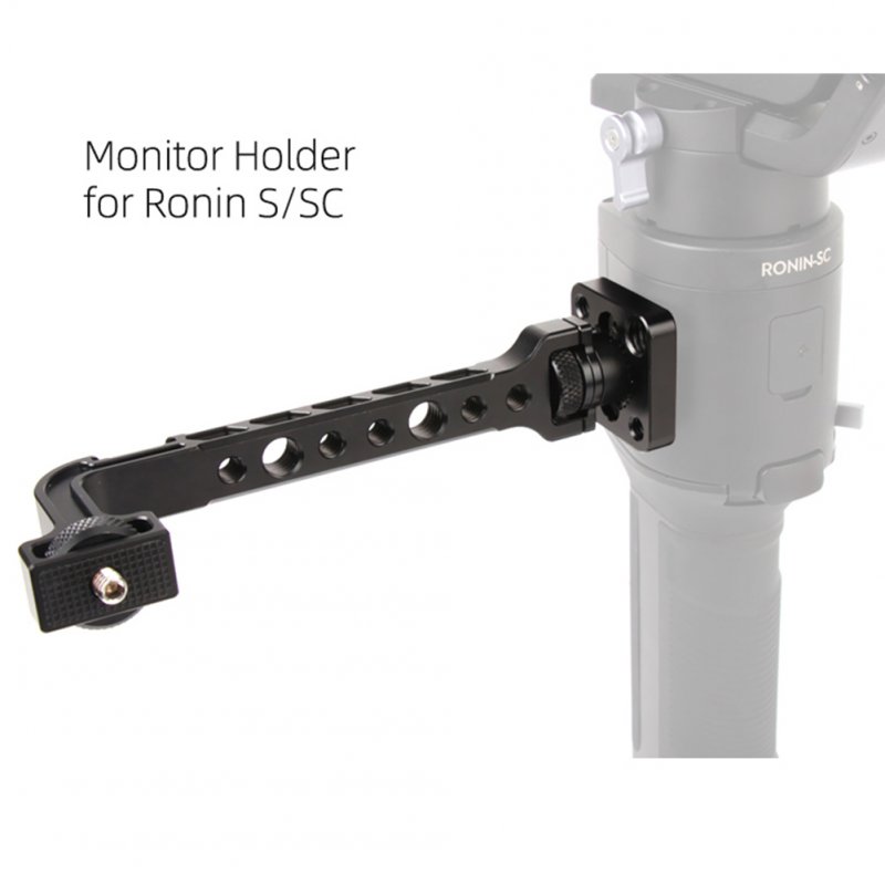 Monitor Mount for Ronin S SC Monitor Extension Stand 360 Degrees Adjustable Display Stabilizer  black